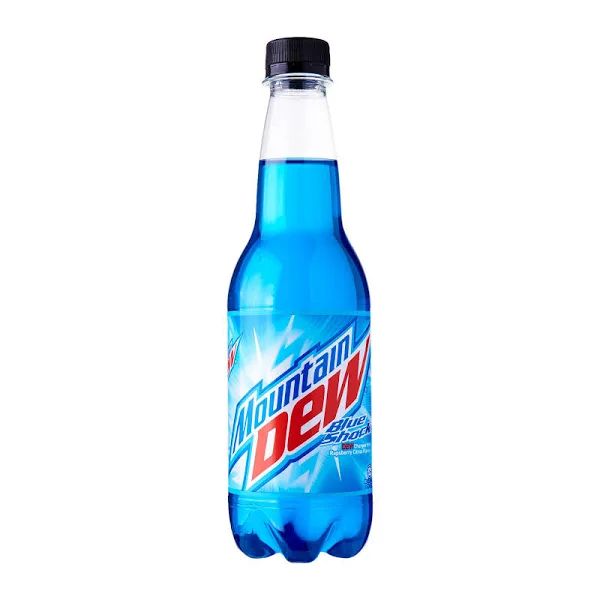 Mountain Dew Blue Shock Malaysia 400mL Bottle (Past BB)