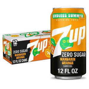 7 Up Endless Summer Mandarin Orange Zero Sugar 12pk