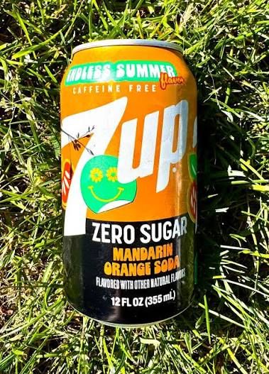 7 Up Endless Summer Mandarin Orange Zero Sugar 12oz