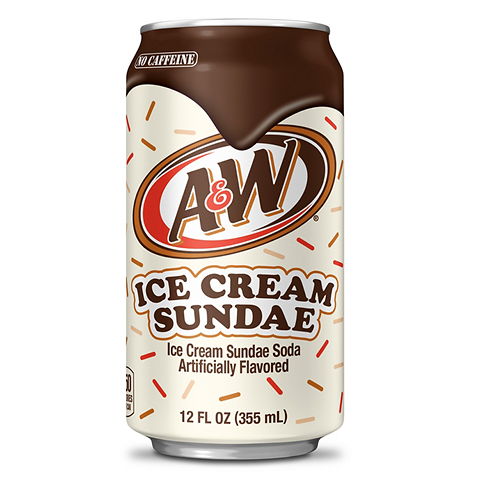 A&W ice cream sundae