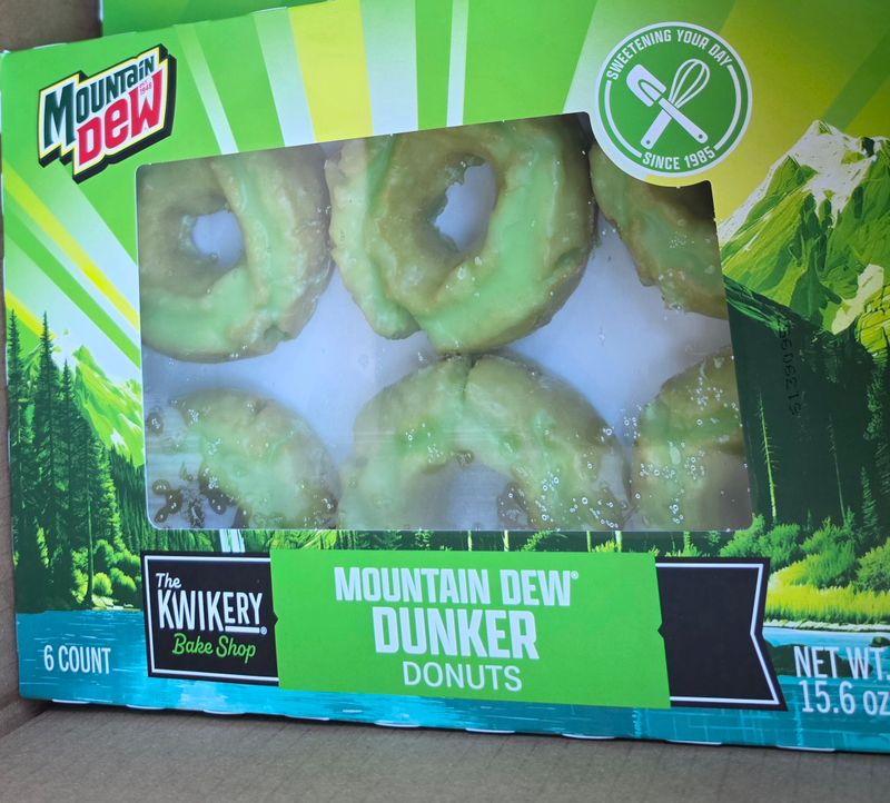 Dew Dunkers donuts 6 pack