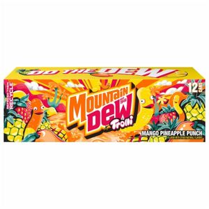 Mountain Dew Trolli Mango Pineapple Punch 12oz 22 pack