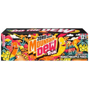 Mountain Dew Trolli Mango Pineapple Punch zero 12oz 22 pack
