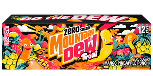 Mountain Dew Trolli Mango Pineapple Punch zero 12oz 22 pack